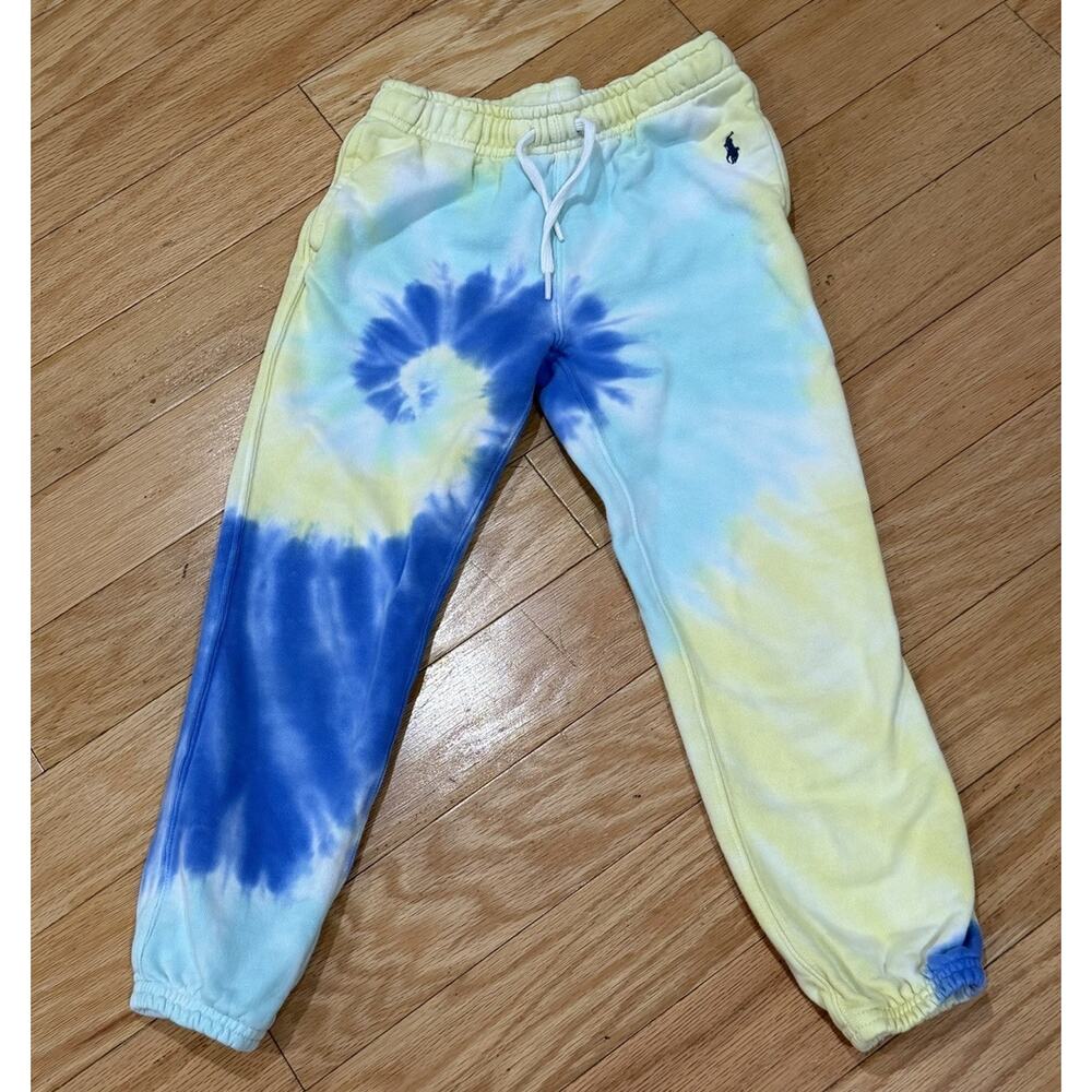 Polo Ralph Lauren Multicolor Tie Dye French Terry Joggers - Size 6